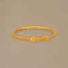 Golden Legacy Intricate Bangle Bracelet