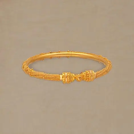 Golden Legacy Intricate Bangle Bracelet 16mhohb2435