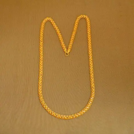 Hollow Lotus Gold Chain For Men 64mhoba737 64mhoba737