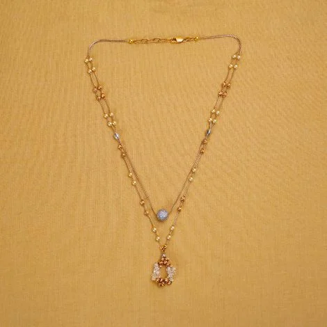 Midnight Glow Italian Gold Chain