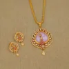 Royal Peacock Beauty Gold Pendant