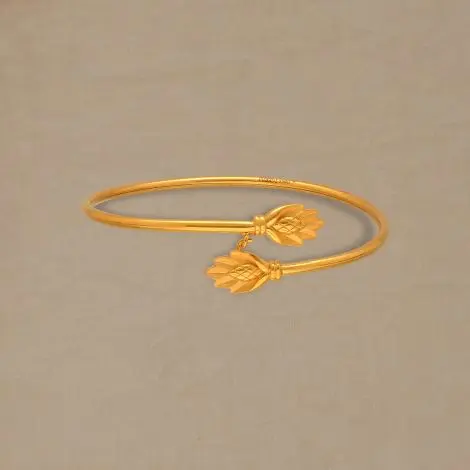 Serene Leaf Duo Gold Bracelet 226mhohb16791 226mhohb16791